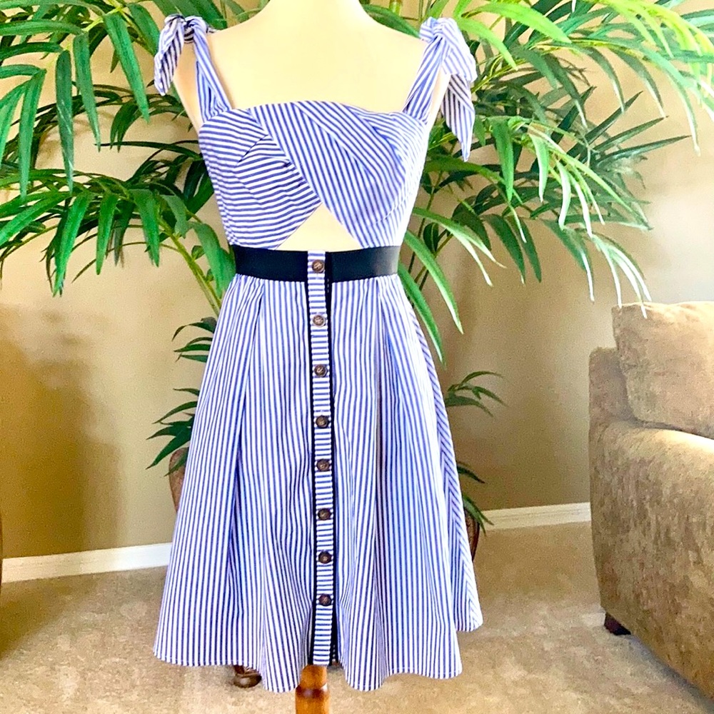 NWOT Boston Proper Striped Sundress